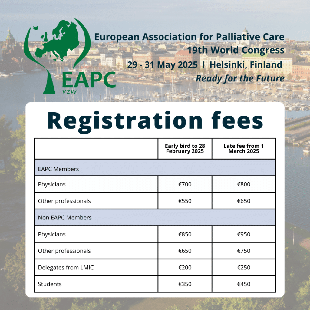 کنگره جهانی مراقبتهای تسکینی – EAPC 2025